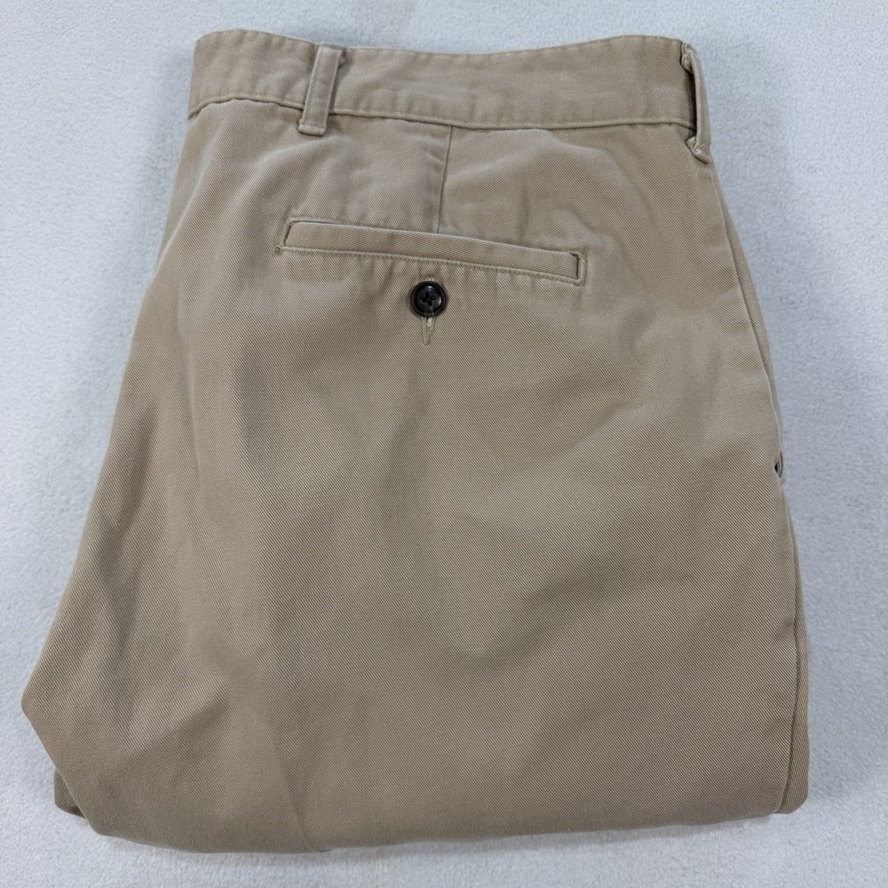 Peter Manning New York Pants Mens 36x28 Beige 5-Pocket Stretch Twill